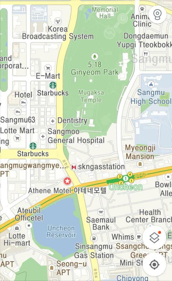 Athene Motel Gwangju Metropolitan City Ngoại thất bức ảnh
